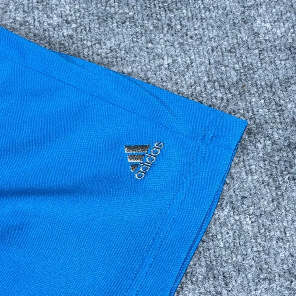 Adidas Golf Mens XL Blue Quarter Zip Polo Shirt